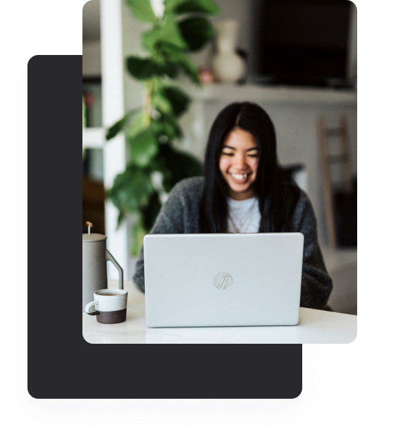 woman receiving technical support